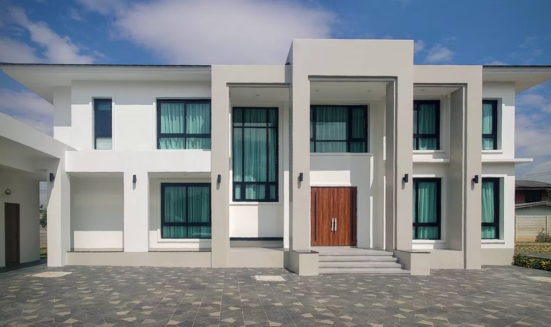 พื้นไม้สัก บันไดไม้สัก